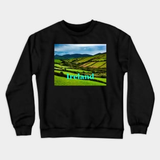 The patchwork fields of Ireland Crewneck Sweatshirt